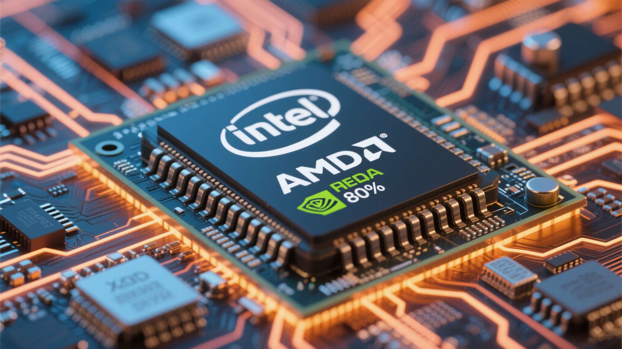 从市场层面来看，AMD、高通等竞争对手将面临更大的压力。英伟达本就在AI芯片市场