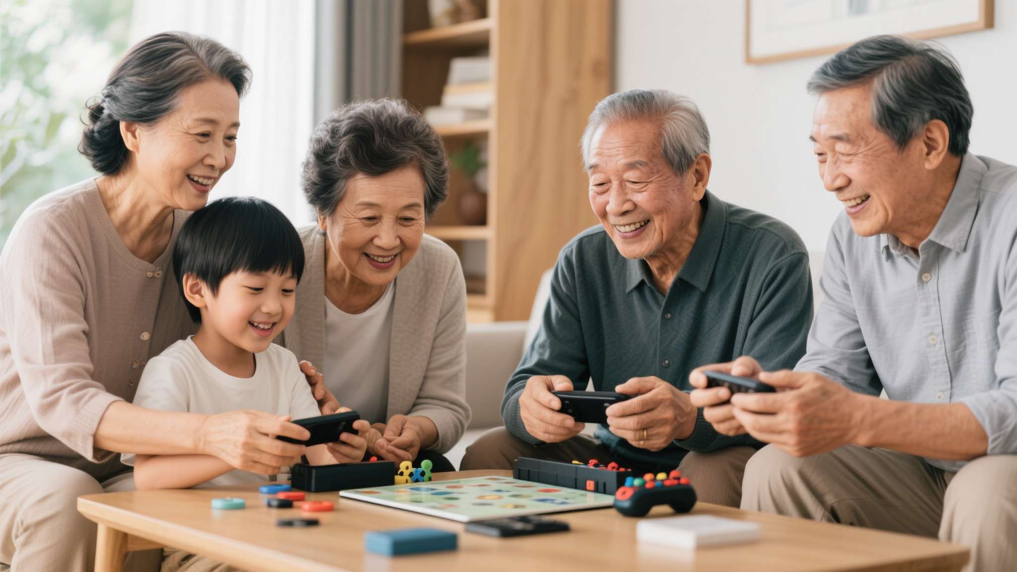 世嘉游戏石头族乐园 这种家庭互动模式让人不禁感慨:游戏,成为了连接三代人情感的纽带。在许多家庭中,代